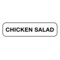 Nevs Chicken Salad Label 1/2" x 1-1/2" DIET-302 - alternate 1